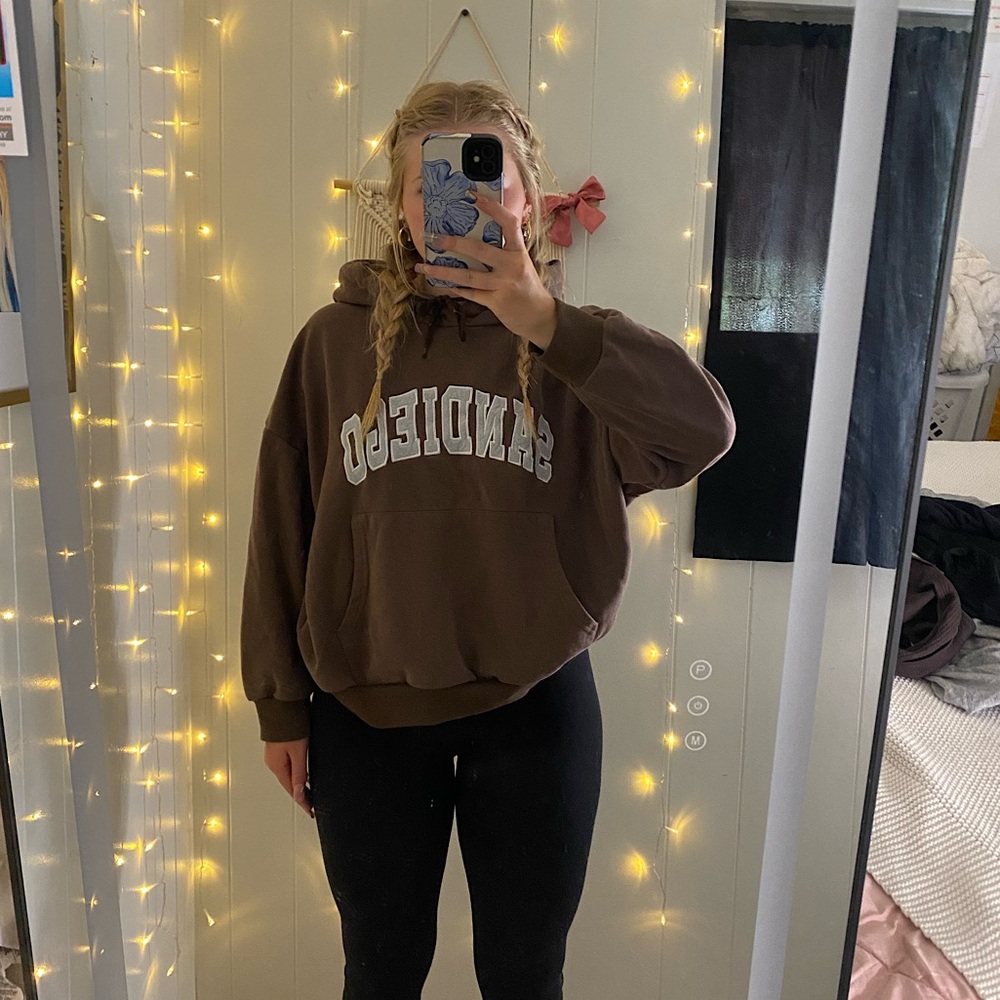 cute brown san diego hoodie!